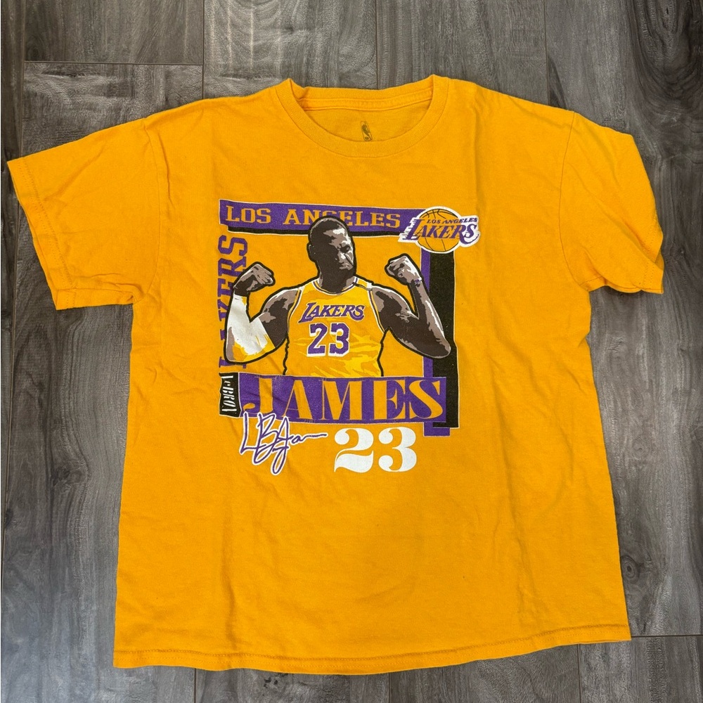Yellow Lakers Graphic baby tee